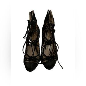 Black BCBGeneration lace heels